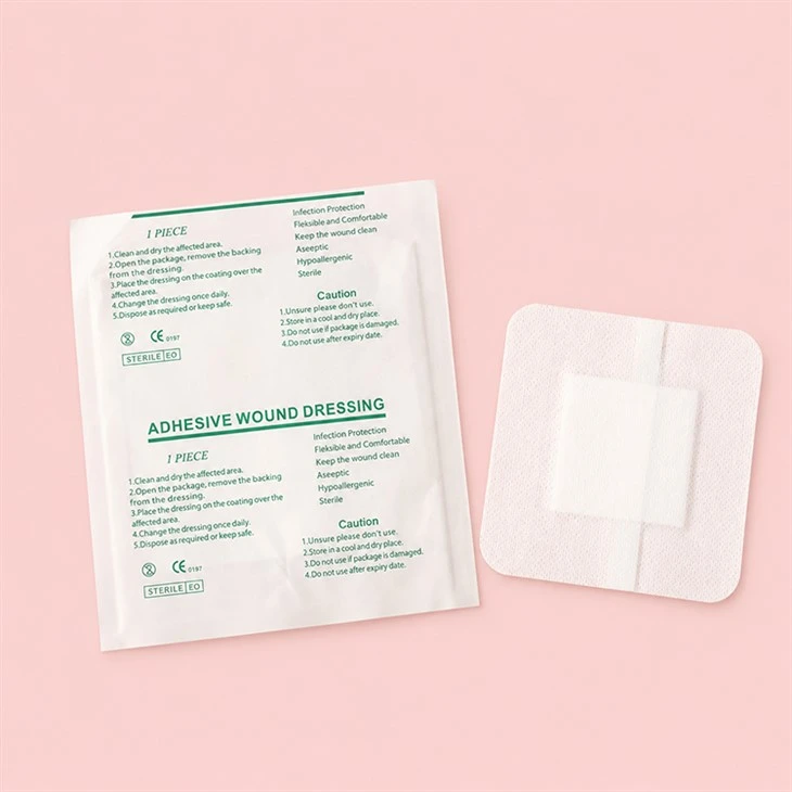 disposable adhesive wound dressing